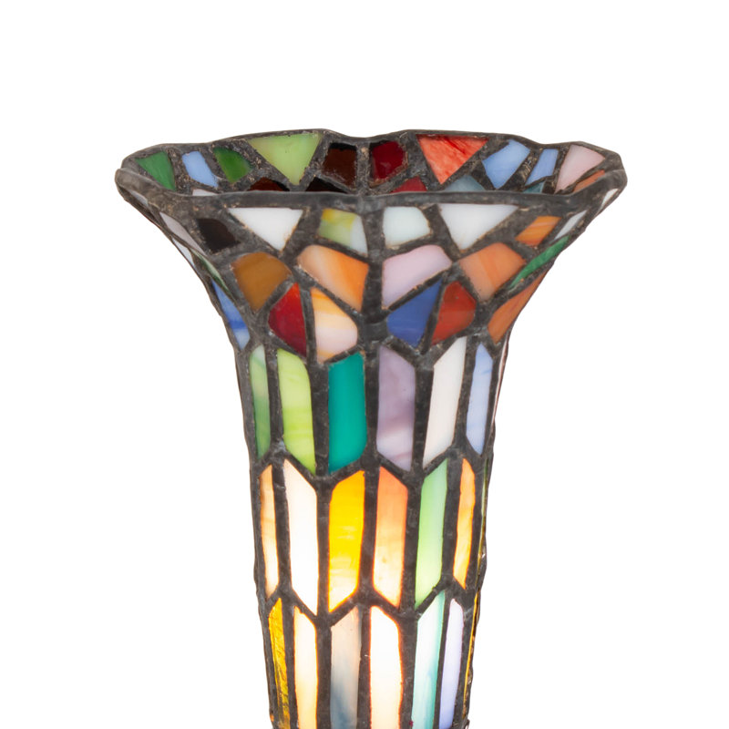 Ganimet Table Lamp, Red/Blue/Green, 7.5" H x 4" W x 4" D