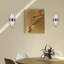 Lali - Modern Picture Wall Light – Glass Sconce with E14 Bulb Fixture for Bedroom & Living Room