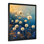 «White Blue Summer Garden Party Dandelion - Pissenlit», reproduction d'art mural