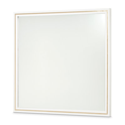 Palm Gate Wall Mirror - Cloud White