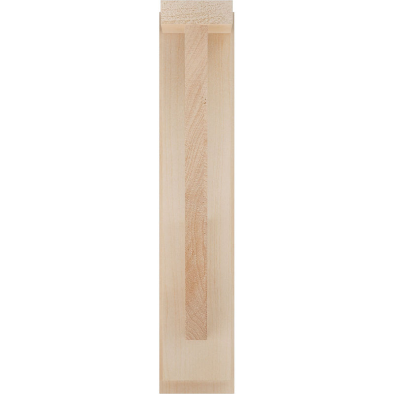 Support de tablette Traditional, Érable, H 12,25 po x l 2,5 po x P 12,75 po