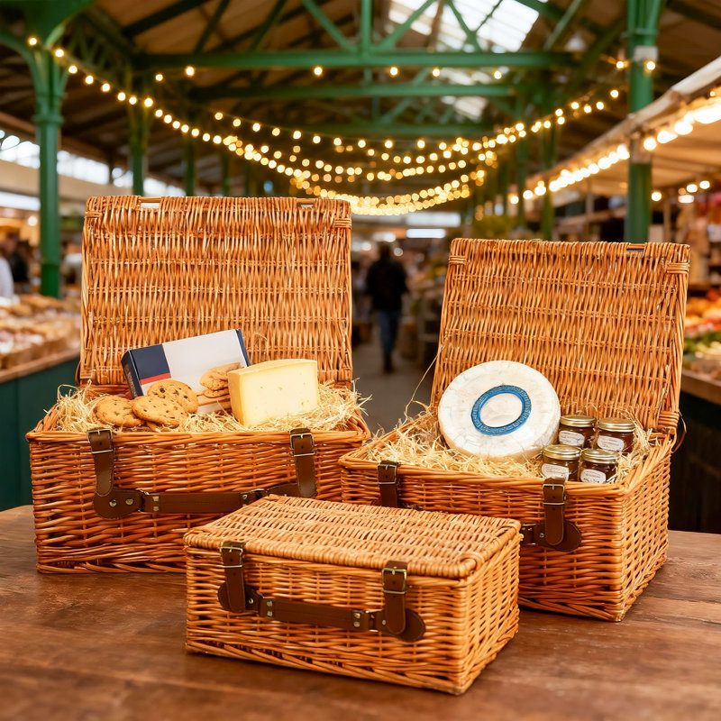 Wickerfield Wicker Decorative Basket, Medium