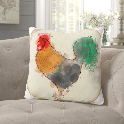 Outdoor Reversible Throw Pillow