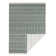 Kuba Woven Green Rug