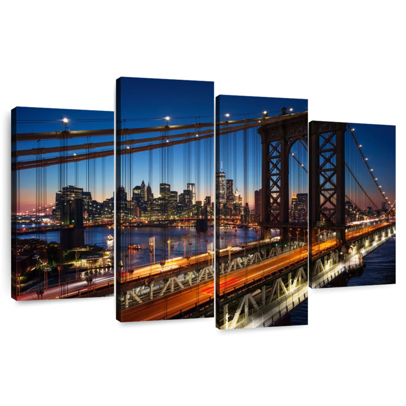 Lilie Historic Brooklyn Bridge, 54" H x 84" W