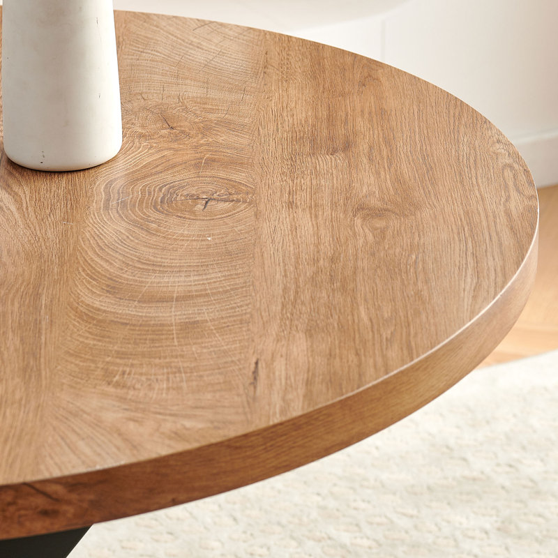 Round Metal Base Dining Table