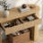 47'' Modern Fluted Console Table with 2 Drawer-126645284