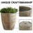 Weathered Concrete Tall Planter