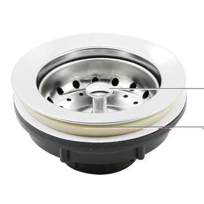 Prime-Line Kitchen Sink Basket Strainer
