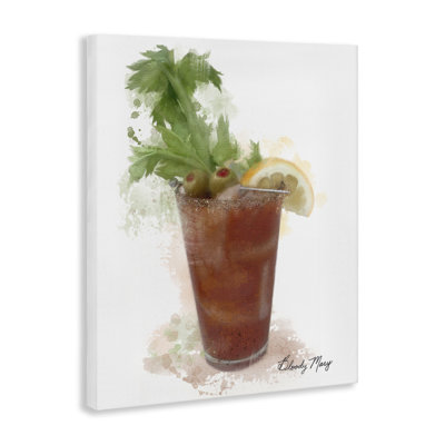 Modern Bloody Mary Canvas, design by Matthew Piotrowicz