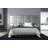 Wall Paneling in Metallic Silver