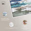 "Marine Layers II", reproduction d'art sur toile par Art Remedy, cadre blanc, 10 x 15-494786755-494786623