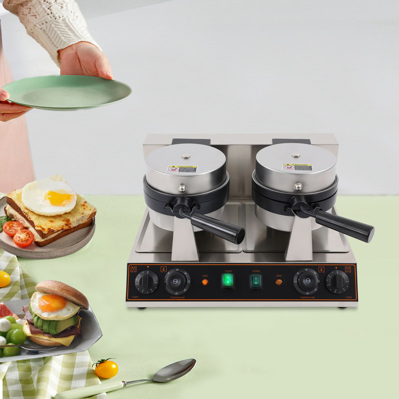 Double machine à hamburger électrique 110V 2400W