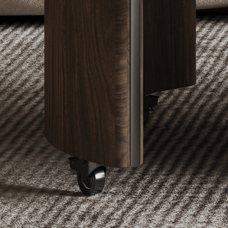 Table basse en bois manufacturé blanc