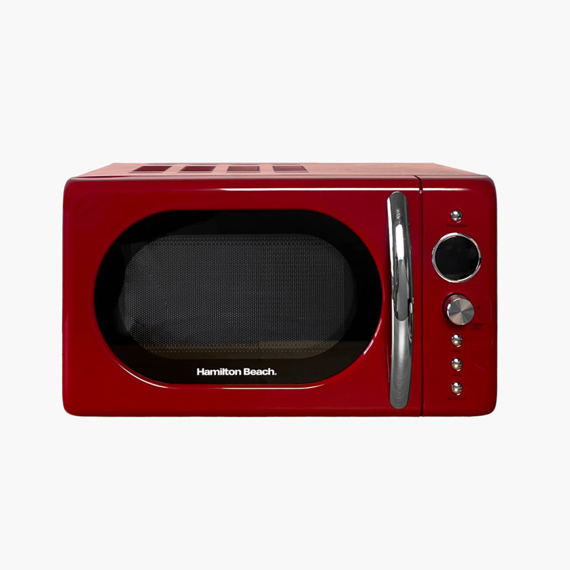 Hamilton Beach 20L Retro Microwave, Red