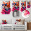 Chat curieux rose avec lunettes de soleil-432329351-432329344