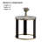 Contemporary Style Triangle 3Pc Table Set