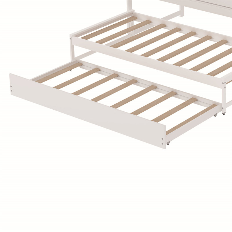 Lit de jour simple avec couchette Idar
