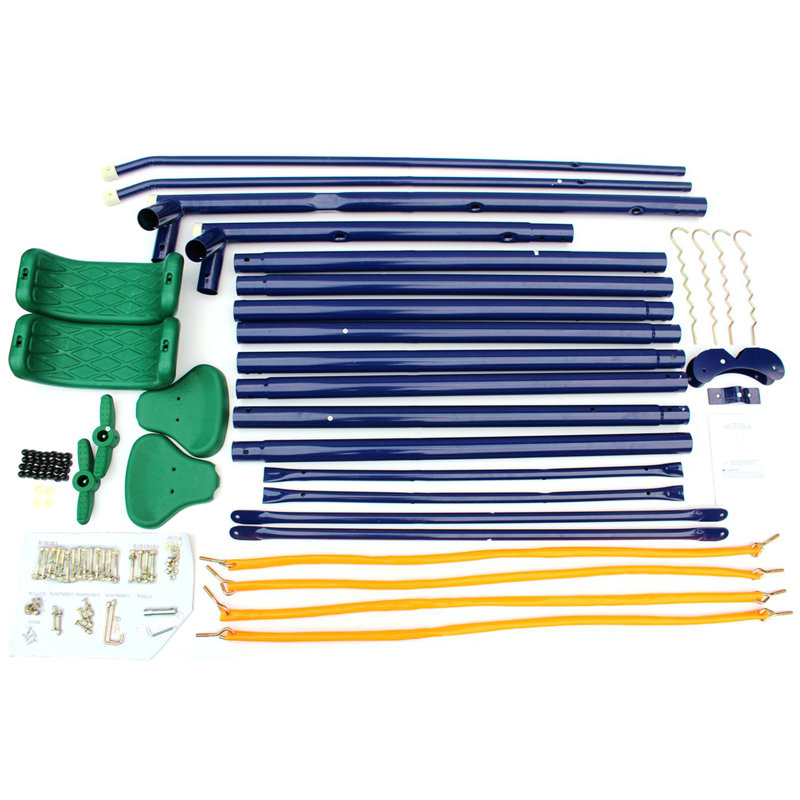 Creationstry High-Density Polyethylene (HDPE) Swing Set with Swing(s)
