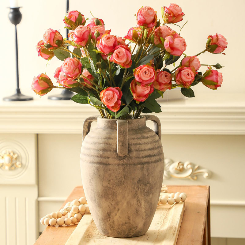 Vase en céramique avec poignée, Rétro