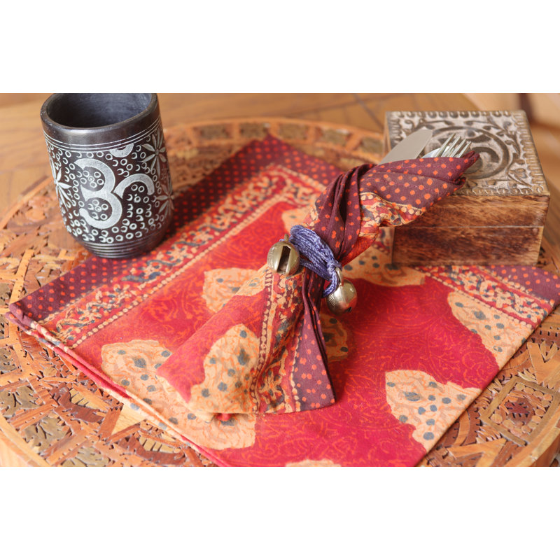 Kensington Cotton Floral Square Napkin