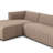 Augustine 2 PC Sectional W/ RAF Chaise-124"-Crypton Nomad Taupe-120922009-120922010