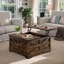 Table basse de rangement carrée avec plateau relevable Dahlquist Farmhouse-181593133