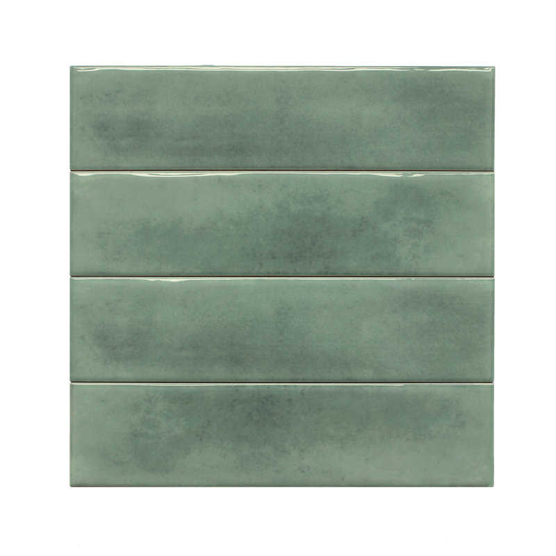 Carreau de céramique 3 "x 12" Marseille, Turquoise