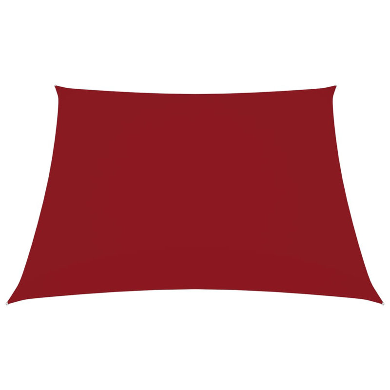Aadu 4m x 4m Square Shade Sail, Red