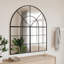 Miroir mural Winston Porter 23,6 "x 11,8" noir-1604811540