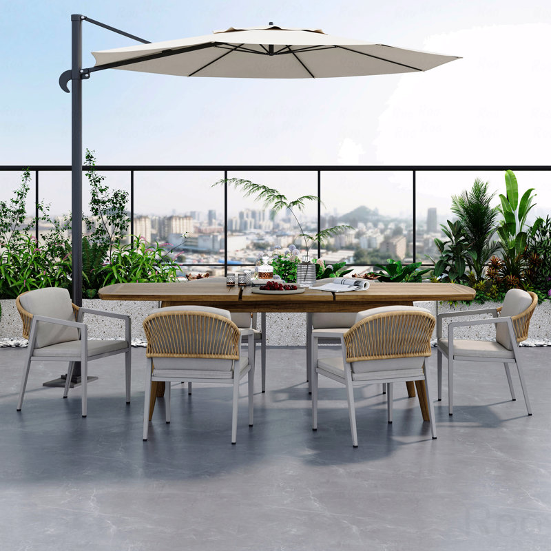 Ensemble de 2 chaises de patio pour l'extérieur, fauteuil en rotin tissé en osier