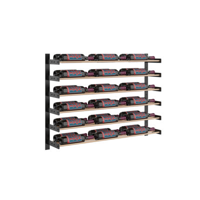 Thedford 36 Bottle Wall Mounted Wine Bottle Rack