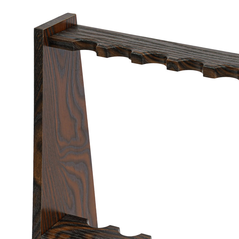 DENFER Wood Pool Cue Rack