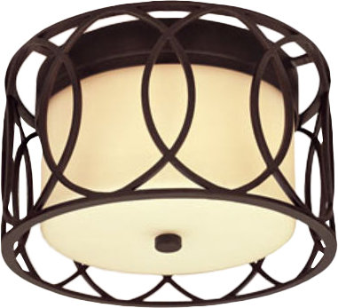 Sausalito 2 - Light Flush Mount, Deep Bronze