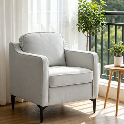1 Seater Fabric Sofa