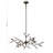 Malinda 6-Light Chandelier in Bark by Breegan Jane