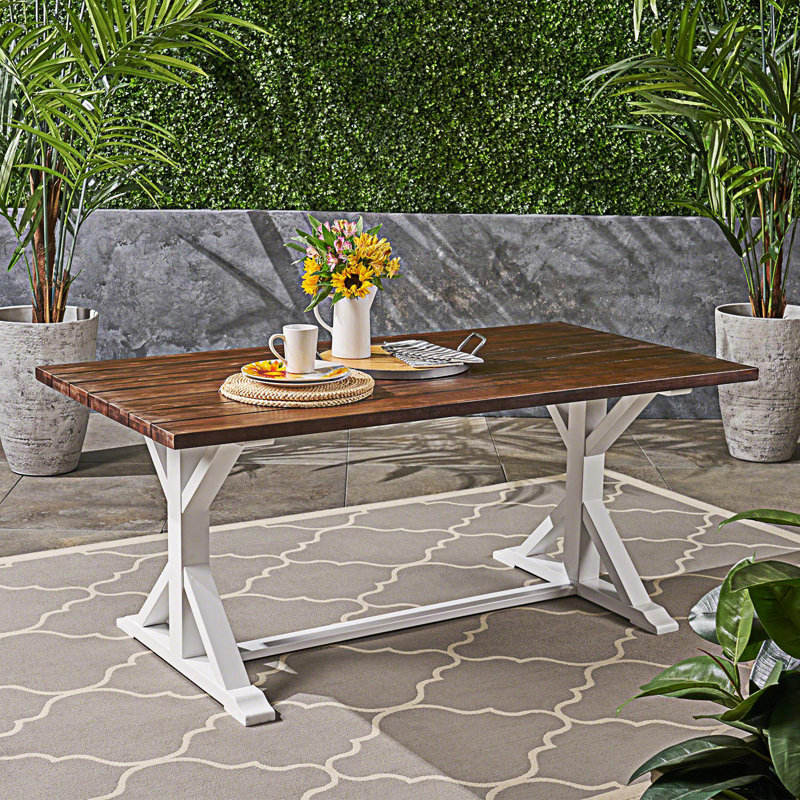 Hyde Acacia Solid Wood Dining Table