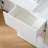 Six drawers, removable desktop, three storage compartments, white six-pump multi-functional table