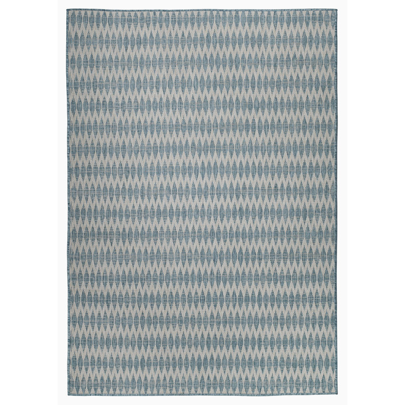 Cathylee Geometric Indoor / Outdoor Rug, Rectangle 7'8" x 9'8"