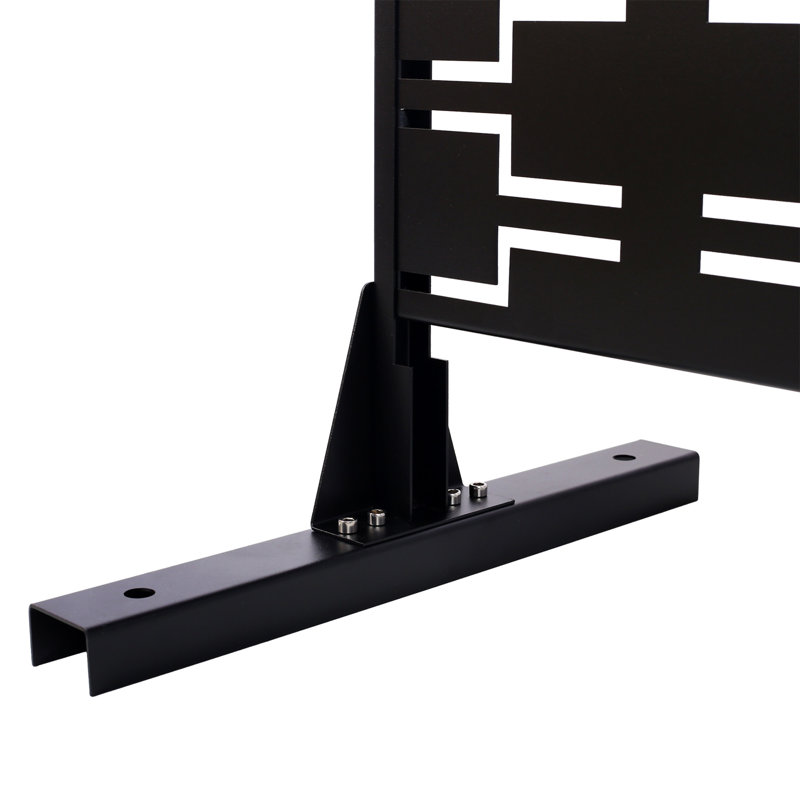 Écran d'intimité extérieur et intérieur H 76 po x l 48 po, Black