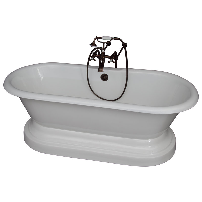 Baignoire de trempage piédestal 61 "x 31" Columbus