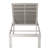 Aynura 8-Piece 76" Outdoor Reclining Chaise Lounge Set – 4 Aluminum Patio Loungers with 4 Matching Side Tables, 5 Adjustable Positions & Hidden Wheels - Brush Grey-1054002784