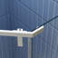 Porte de douche pivotante, avec verre trempé 1/4 po, cabine de douche néo-angle sans cadre 34,75 po x 72 po-120178840