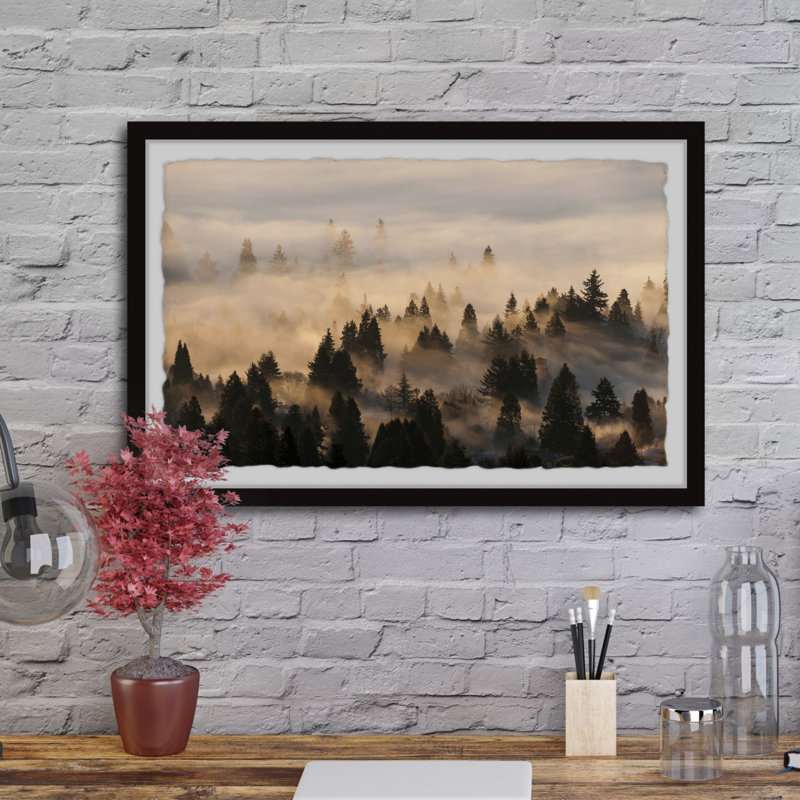 Find Me In The Forest - Single Picture Frame Print, 41cm H x 61cm W x 3.81cm D