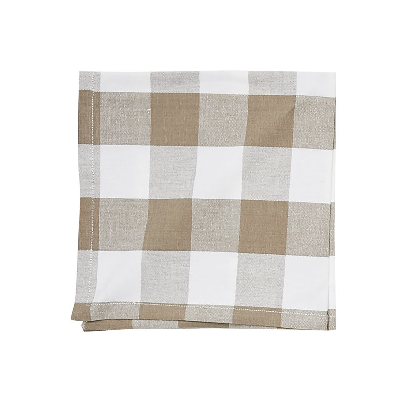 Ensemble de serviettes en coton 6 pièces Mya-Rose, Argile