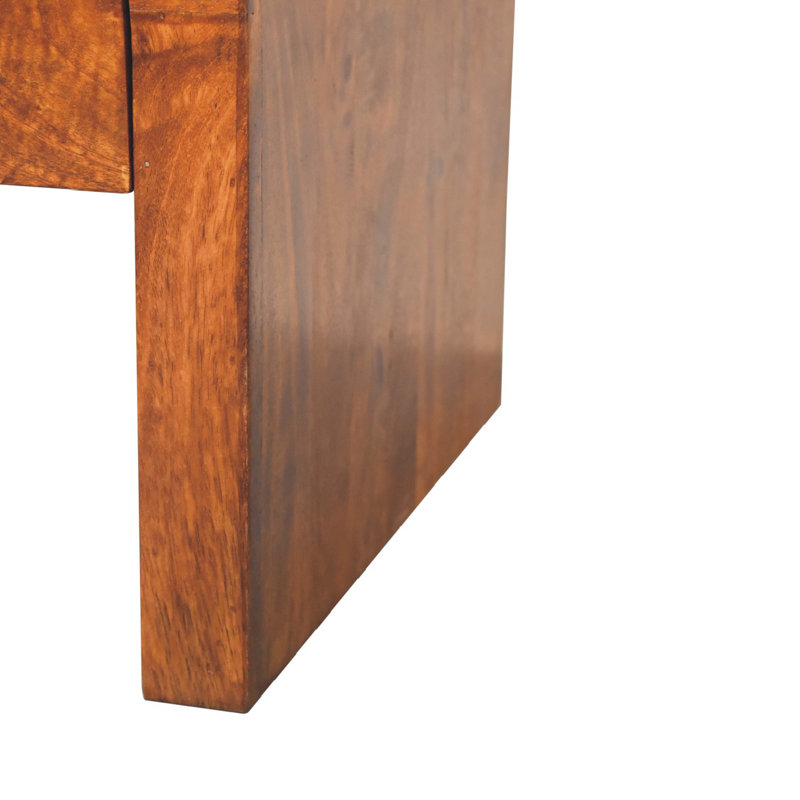 Aujanae Solid Wood Coffee Table, Brown