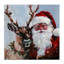 Toile Rosy Cheeked Santa & Reindeer, design par Sara Culpepper-2024054730