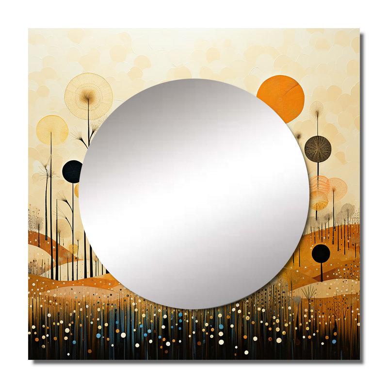 Grande décoration murale Saleth - Abstract Botanicals, 23 po x 23 po