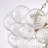 Bubble Ball Swirled Glass Chandelier