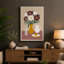 Still Life in Mauve Modern 1 Piece Wrapped Canvas Wall Art-805491778-805491783